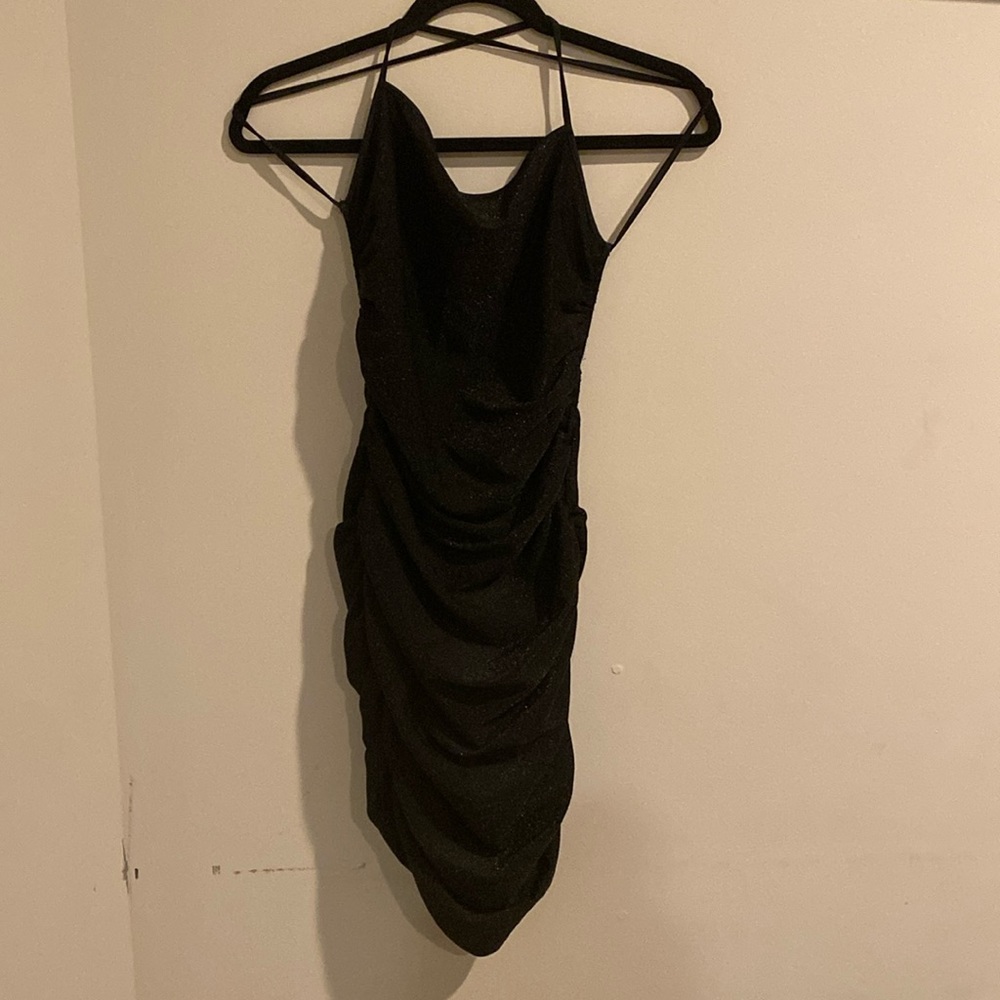 SHEIN black mini dress